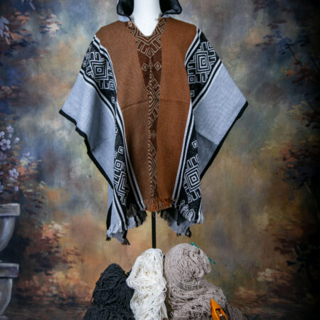 Wool poncho